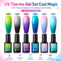 Preview: 6 pièces UV Thermo Gel Cool Magic Coffret